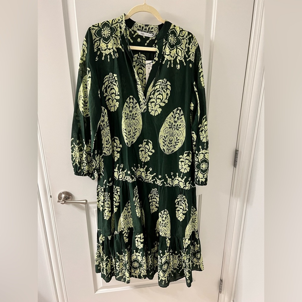 Green Zara Dress / Cover Up